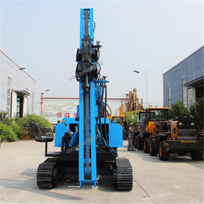 Hydraulic Mini Drop Hammer Solar Screw Pile Driver