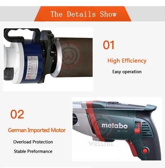 ISP-120 Factory Direct Sales Internal Expansion Portable Pipe Beveling Machine