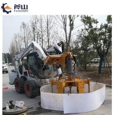 Manhole Cutter Attachment Skidsteer for Manhole Removal