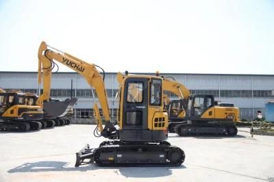 7.8 Tons Yc80-9 Steel Tracks Small Excavator with Yanmar Engine