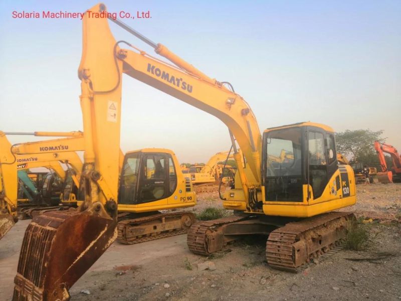 Used Hydraulic Excavator Japan Original Komatsu PC130-7 Crawler Digger