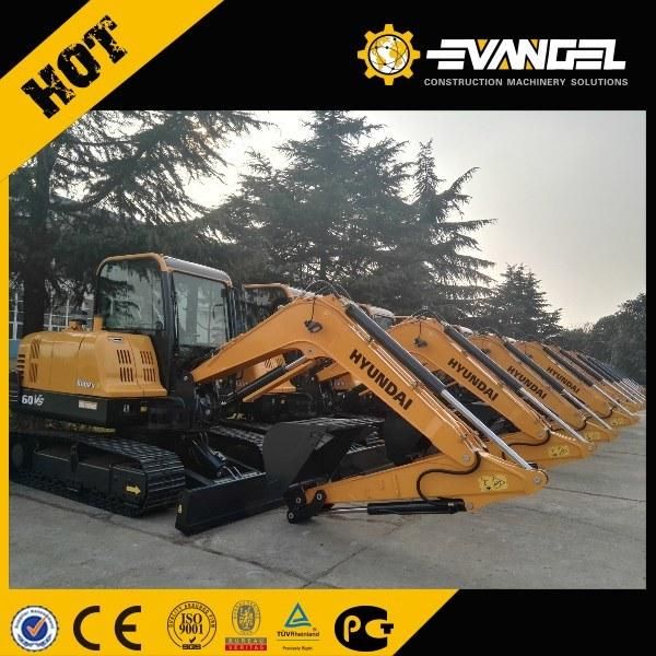 Hyundai Brand New 6 Ton Mini Hydraulic Crawler Excavator (R60VS)