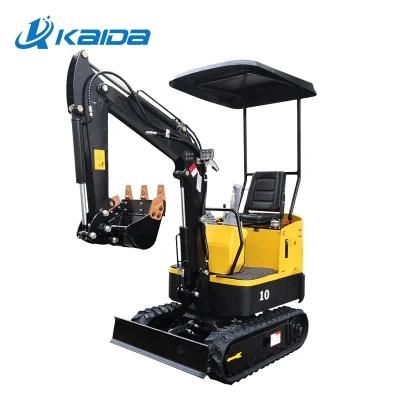 1 Ton Mini Crawler Excavator Small Digger for Small Site Operation