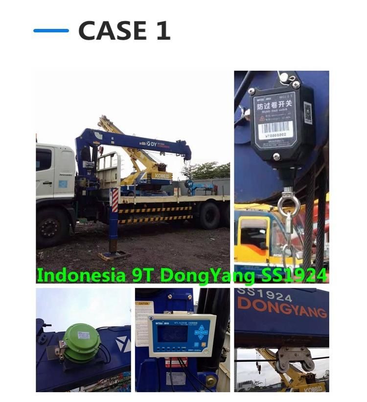 Automatic Safe Load Indicator for 12t Unic Boom Truck Cranes