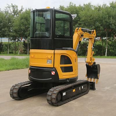 EPA Small Crawler Excavator Flexible Operation 2700kg Fw25u Cabin with Raker/Ripper/Gripper/Digger and Yanmar Engine