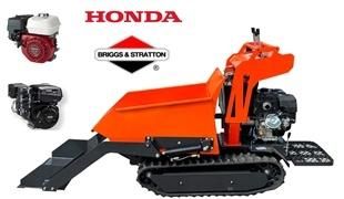Track Mini Dumper Garden Loader with Hydraulic Loading and Tipping
