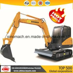 No. 1 Hot Selling of Sinomach 0.22 M3 Construction Machinery Engineering Equipments 6 Ton Mini Hydraulic Crawler Excavator