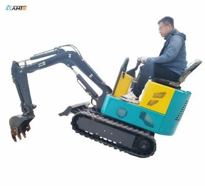High-Power Mini Electric Excavator with Small Digger Accessories for Sale