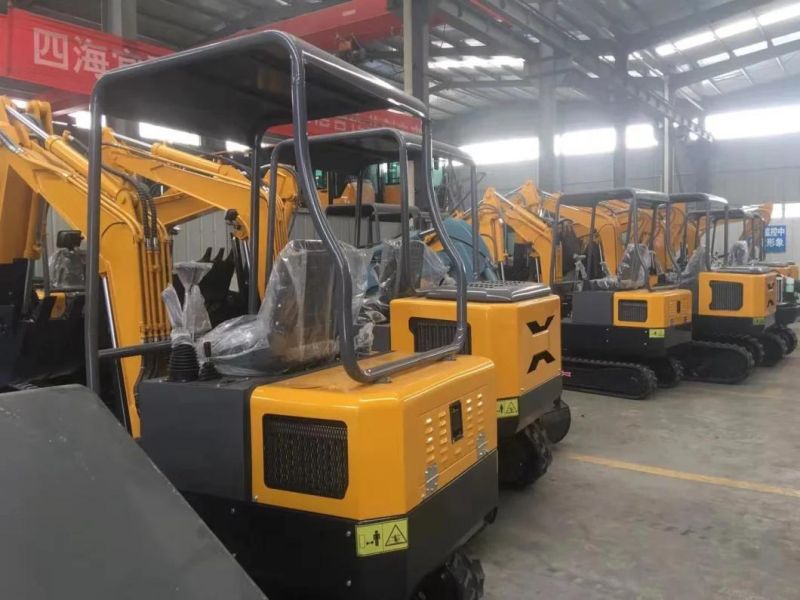 Mini Used Bucket Backhoe Excavators Machine with Earth Auger Parts