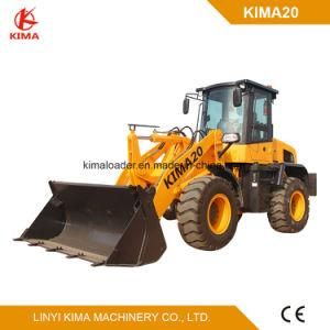 Kima20 Wheel Loader with Xichai 72HP Engine 1 M3 Bucket Rops/Fops Cabin