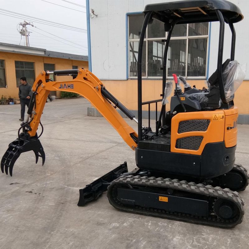 Earth Moving Machinery 0.8ton 1ton Mini Digger in Excavator with Free Bucket for Sale