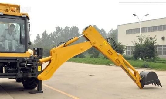 4*4 Backhole Wheel Loader 5t Loading Machine Backhole Loader