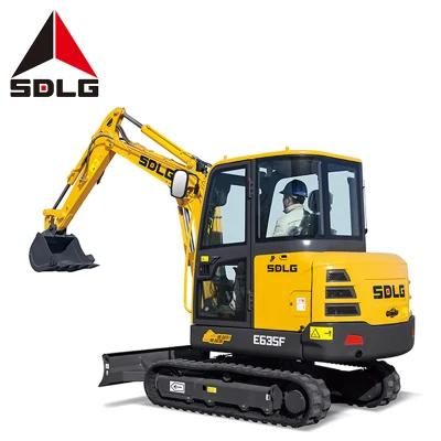 Sdlg E635f 3.5t Small Energy Saving Compact Crawler Excavator with Imported Engine and Pump for Various Working Conditions