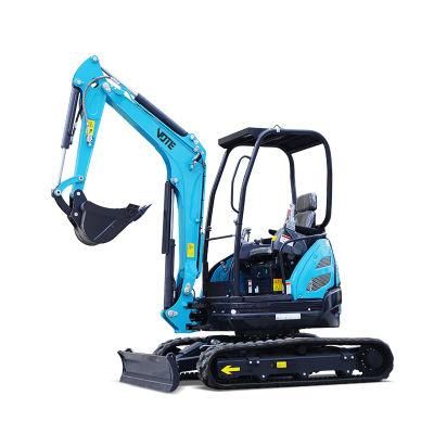 CE EPA China Factory Price Mini Excavator 2.6 Ton 3 Ton 6 Ton Small Digger for Sale