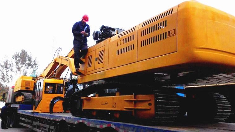 China Hot Selling Machine Crawler Material Handler Ygz320, 360 Degree Rotating Grab, Steel Factory