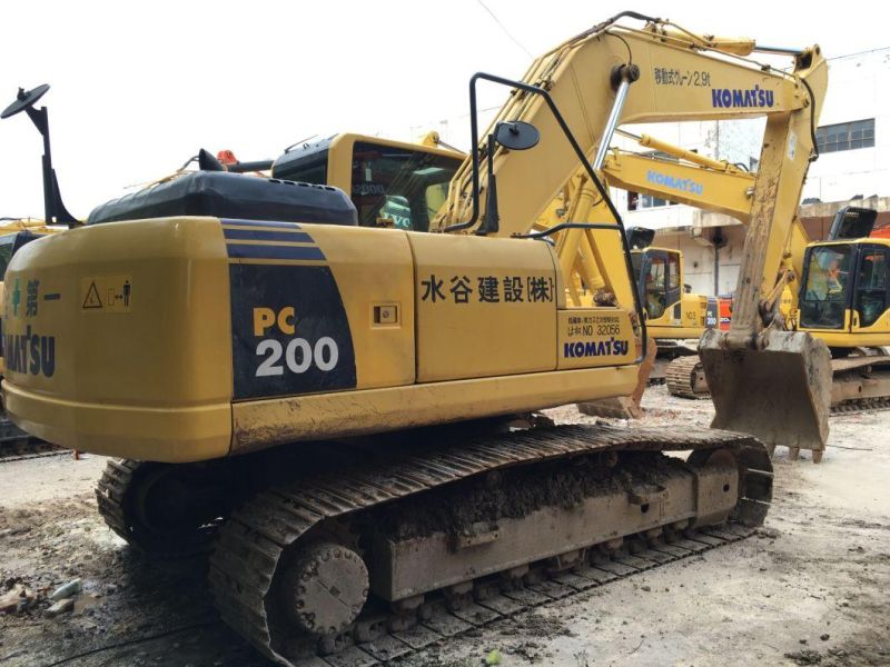 2016 Year Komatsu Used PC200-8 20t Hydraulic Excavator Bucket Size 1m3