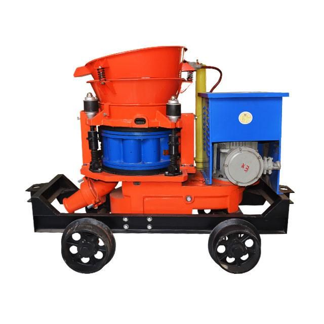 Pz-3 Dry Mix Concrete Jet Shotcrete Machine with Rail Wheel