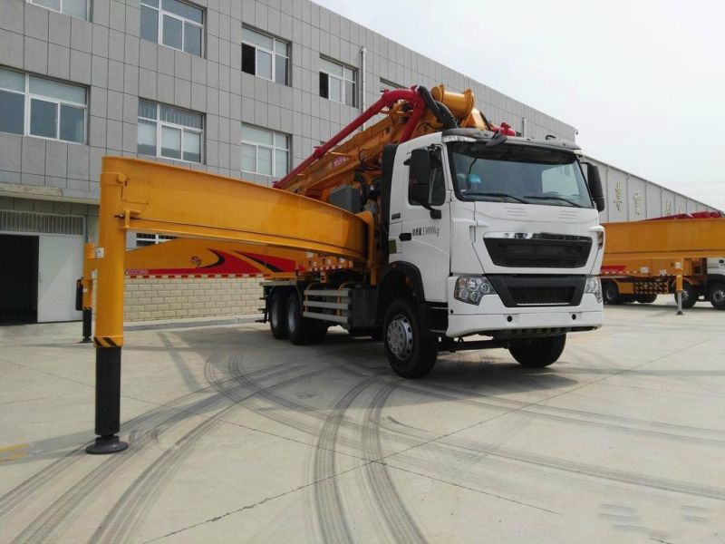 Brand 37m Truck Mounted Concrete Pump Truck with Chassis Hb37V