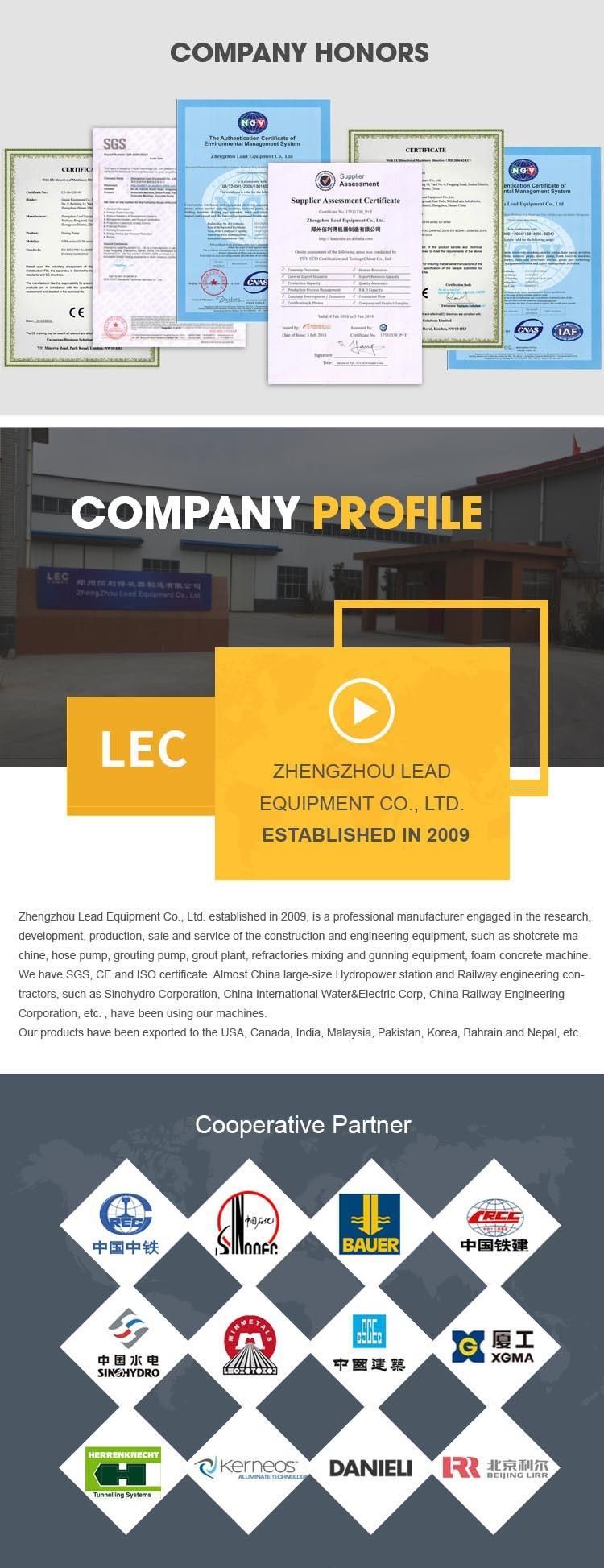 Leadcrete Brand Lz-3D Spray Concrete Shotcrete Gunning Machine