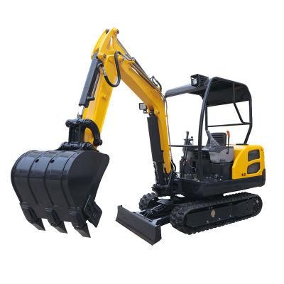 2021 New Cheap Price Wheel Excavators 1.8 Ton with Imported Engine and Hydraulic System for Sale