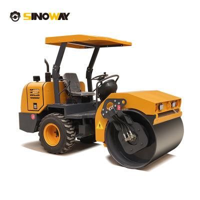 4 Ton Single Drum Roller Sinomach Vibration Roller for Road Engineering