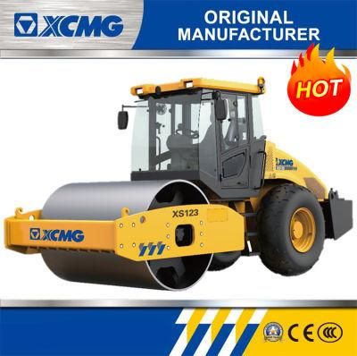 XCMG Xs123 Single Drum Road Roller 12 Ton Vibration Road Roller for Sale