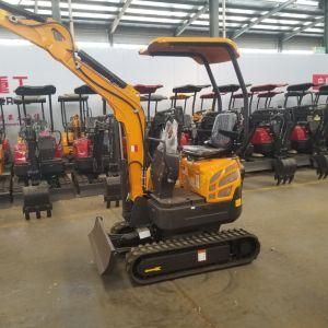 Xn16 Rhinoceros 1.5 Ton Hot Selling Yanmar Engine Mini Excavator Digger