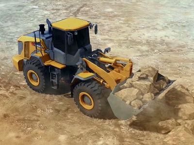 High Quality 862h 6ton Medium Wheel Loader with 4 M3 Bucket