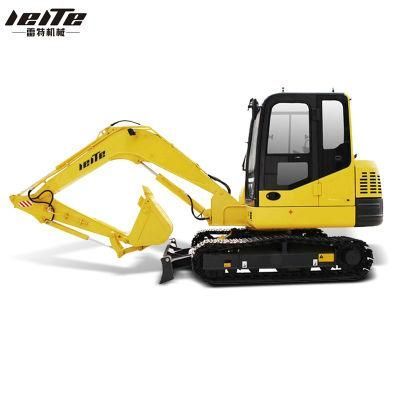 Chinese Brand Leite 6 Ton Mini Compact Crawler Excavator Cheap Price for Sale