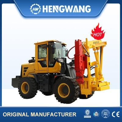 Highway Guardrail Hydraulic Pile Driver Machine Guardrail Pile Driver