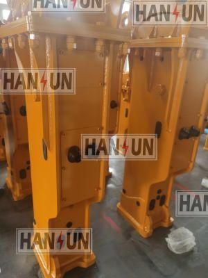 Side Top Box Type Breaker Loader Hammer Hydraulic Rock Breaker Piston Chisel for 15 Ton 18 Ton 20 Ton Excavator/Digger