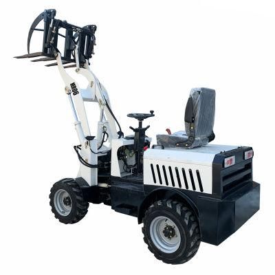 300kg 400kg 600kg Battery Mini Wheel Electric Loader for USA