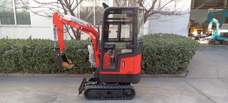 CE 800kg Small Tracked Excavators Price Hydraulic Crawler Mini Excavator Battery Electrical Power Construction Machinery