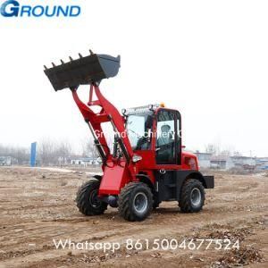 Accept Customization Euro quick hitch 0.8ton brake cylinder wheel loader with 0.4 m3 bucket