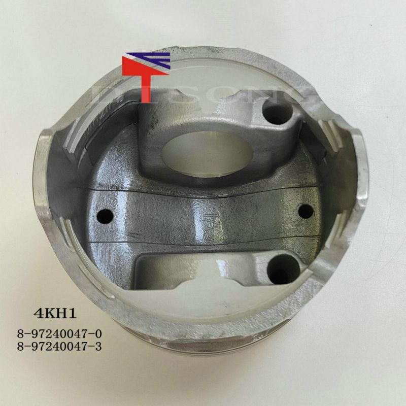 High-Performance Diesel Engine Parts Piston 8-97240047-0 8-97240047-3 for Excavator Nkr77 Auto Parts 600p Engine 4kh1