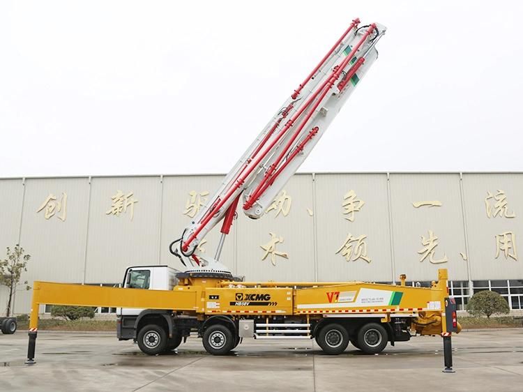 XCMG Official Hb58V Schwing New 58m High Pressure Concrete Pump Truck Price for Sale