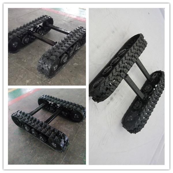 Small Rubber Track Undercarriage for Garden Machine (148mm rubber track)