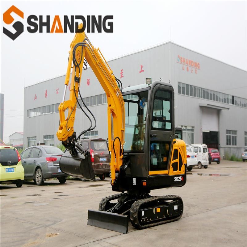 2.5ton Excavators Accessories Excavator Construction Machinery Mini Excavator