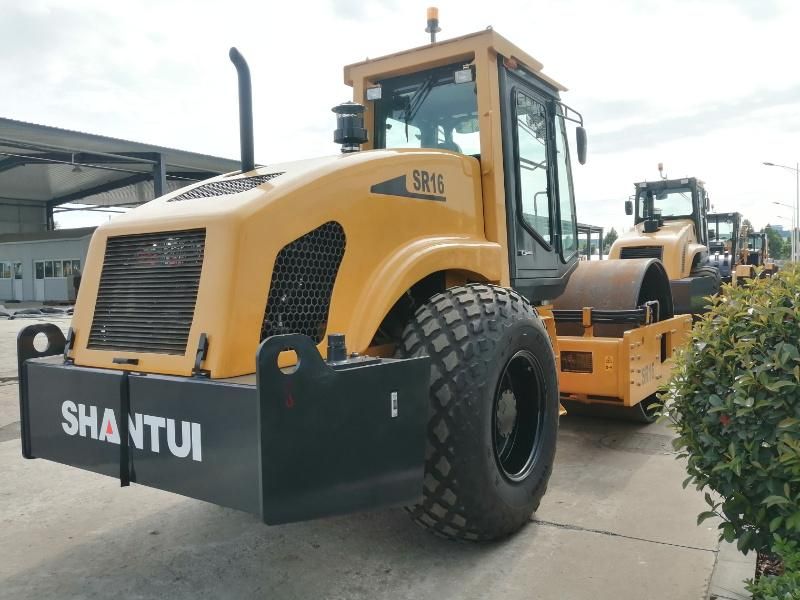 Shantui 16 Tons Hydrostatic All-Wheel Drive Single Drum Road Roller Sr16