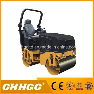 1.8 Ton Hydraulic Double Drum Mini Road Roller Vibratory Small Roller Compactor