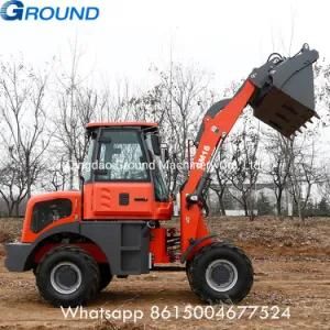 1.6ton Compact Front End Shovel Wheel Loader Mechanical with 0.8m3 Bucket for Farms and City Construction