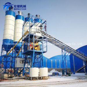 Construction Fully Automatic Concrete Mixing Machine Plant Production Line Stationary Ready Mix Construction Concrete Batching Plant for Hzs120