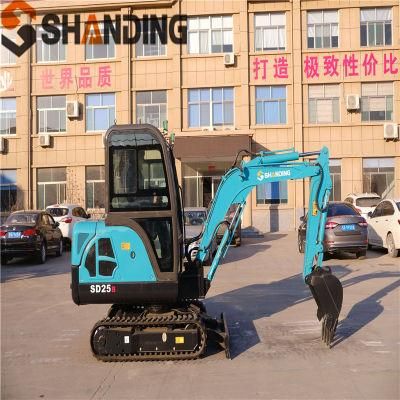 2.5ton Excavators Accessories Excavator Construction Machinery Mini Excavator