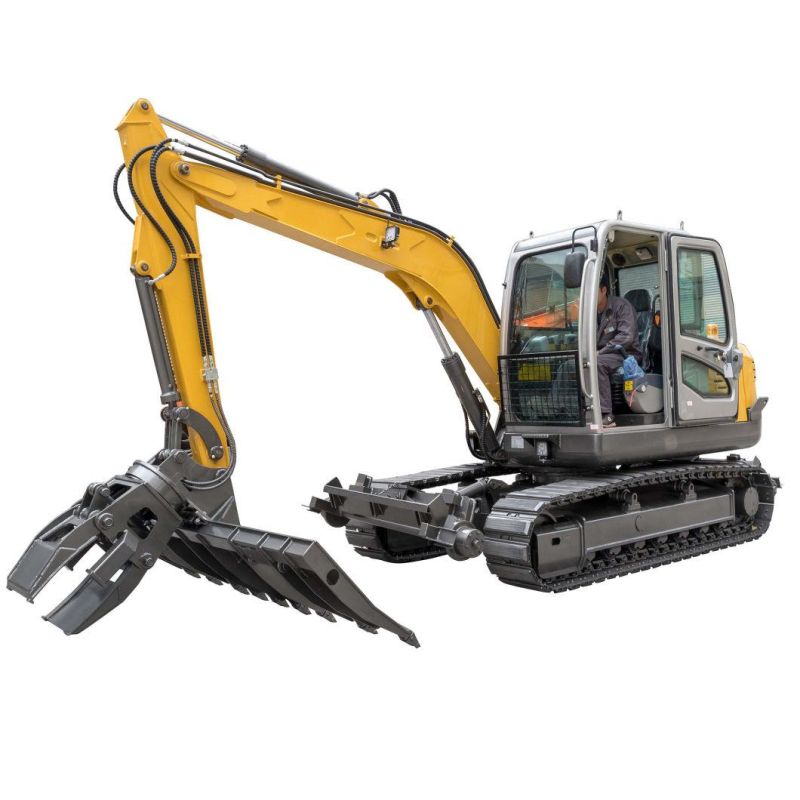 Jg80L Railway Excavator with Sleeper Changer Hirail Maintenance Machinery