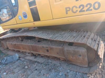 Fewer Working Hours Used Komatsu PC220 Crawler Excavator/Used Komatsu PC220-7 Digger on Sale