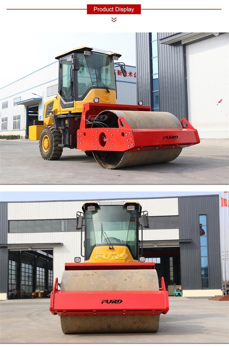 High Efficiency 10ton Exciting Force 8ton Hydraulic Vibration Road Roller
