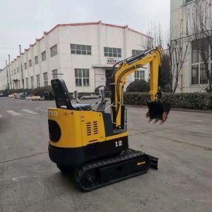 Small Crawler 0.8 Ton Construction Mini ATV Digger Hydraulic Battery Electric Mini Excavator