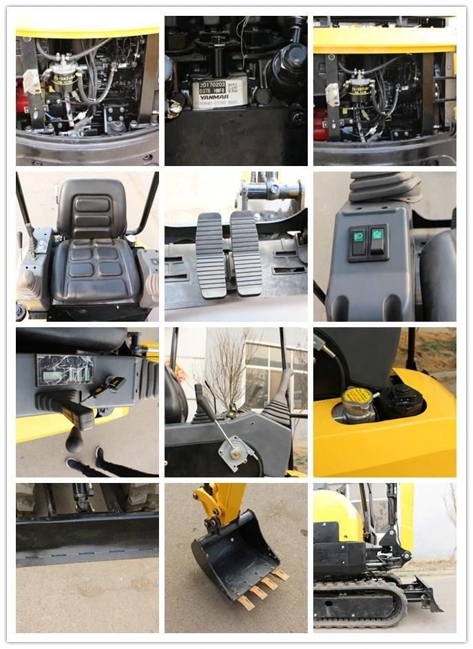 1.6t Hydraulic Multifunction Crawler Mini Excavator