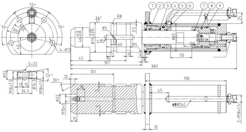 Land Leveller Hydraulic Cylinder with Reasonable Structure