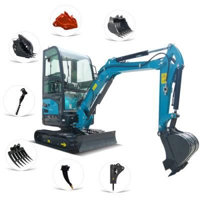China Portable Mini Digger Hydraulic Micro Mini Crawler Excavator for Sale